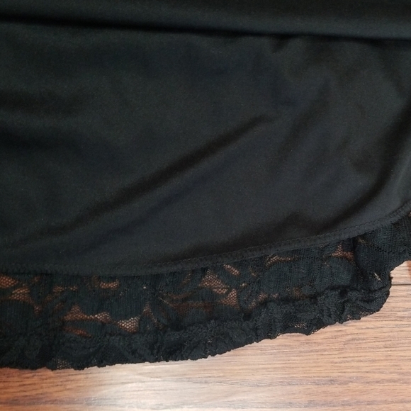 Audrey 3+1 Lined Black Lace Skater Dress - Picture 4 of 8